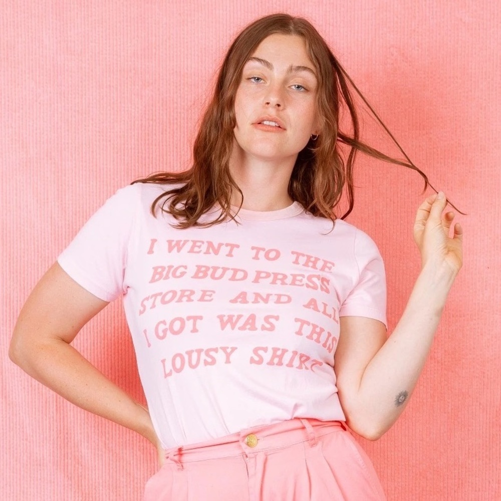 Big Bud Press “Lousy Shirt” Tee in Brown
